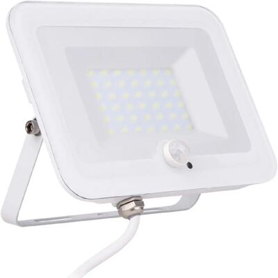 Voltman Projecteur fin avec détecteur de mouvement IP65 2000LM 6500K - Blanc - Publicité Voltman Projecteur fin avec détecteur de mouvement IP65 2000LM 6500K - Blanc - Publicité