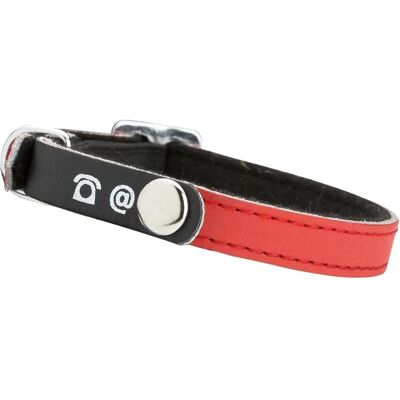 Collare in nylon riflettente rosso Croci per gatto - Regolabile e sicuro Collare in nylon riflettente rosso Croci per gatto - Regolabile e sicuro