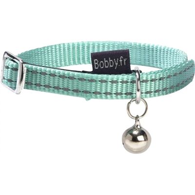 Croci Nylon Kattenhalsband - Blauw met bel Croci Nylon Kattenhalsband - Blauw met bel
