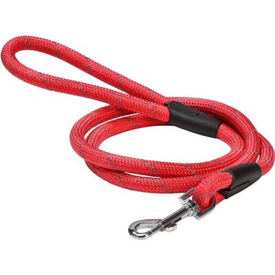Laisse en nylon rouge CROCI Walk pour chiens - Laisse et collier - Publicité Laisse en nylon rouge CROCI Walk pour chiens - Laisse et collier - Publicité