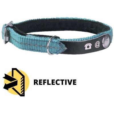 CROCI - Lost - Blu - Nylon riflettente - Collar CROCI - Lost - Blu - Nylon riflettente - Collar