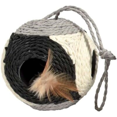 Bobby Cat Scratcher - Compact Eco-Friendly Paper Rope - Black Bobby Cat Scratcher - Compact Eco-Friendly Paper Rope - Black