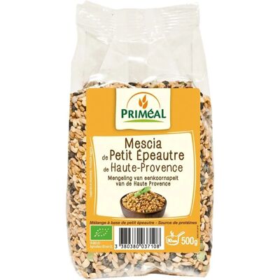 Primeal - Mescia petit épeautre Haute Provence - 500 g - grain - Publicité Primeal - Mescia petit épeautre Haute Provence - 500 g - grain - Publicité