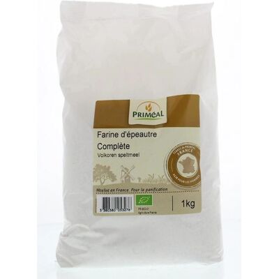 Farine complète d'épeautre Primeal - Farine - Publicité Farine complète d'épeautre Primeal - Farine - Publicité
