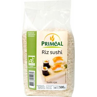 Arroz de Sushi Orgánico Priméal 500 g - Arroz para Sushi Arroz de Sushi Orgánico Priméal 500 g - Arroz para Sushi