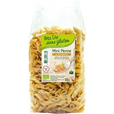 Ma Vie sans Gluten Mini Penne de Riz Bio - Pâtes Sans Gluten - Italie - Publicité Ma Vie sans Gluten Mini Penne de Riz Bio - Pâtes Sans Gluten - Italie - Publicité