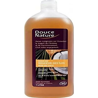 Douce Nature Organic Coconut Shower Shampoo 1L - Shampoo Douce Nature Organic Coconut Shower Shampoo 1L - Shampoo
