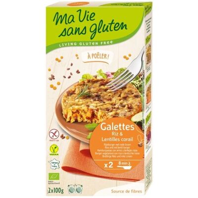 Ma Vie sans Gluten Galettes de riz et lentilles bio - Riz & Lentilles - Publicité Ma Vie sans Gluten Galettes de riz et lentilles bio - Riz & Lentilles - Publicité