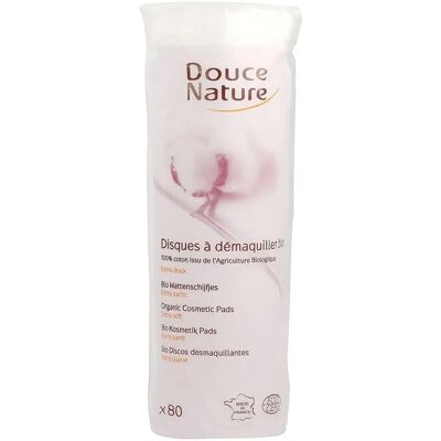 Douce Nature Organic Makeup Remover Discs - Soft Cotton - 80 pcs Douce Nature Organic Makeup Remover Discs - Soft Cotton - 80 pcs