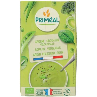 Primeal Crème de Légumes Verts - 1L - Publicité Primeal Crème de Légumes Verts - 1L - Publicité