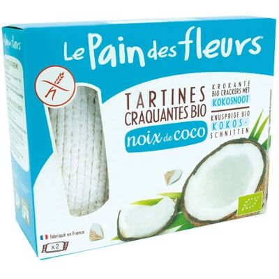 Le Pain des Fleurs Crackers bio à la noix de coco - Publicité Le Pain des Fleurs Crackers bio à la noix de coco - Publicité
