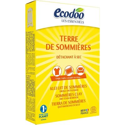 Ecodoo Argile pour Taches, Détachant sec bio (350 g) - Produit de nettoyage - Publicité Ecodoo Argile pour Taches, Détachant sec bio (350 g) - Produit de nettoyage - Publicité