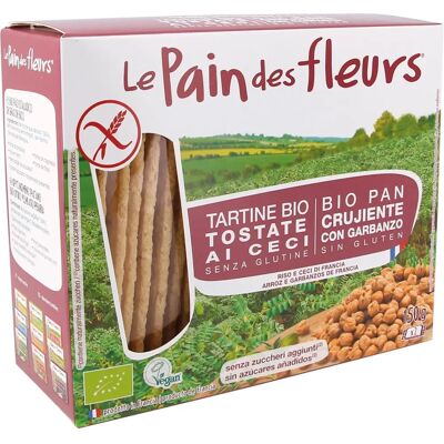 Le Pain des Fleurs Tostadas de Garbanzos Orgánicos - Sin Gluten Snack Le Pain des Fleurs Tostadas de Garbanzos Orgánicos - Sin Gluten Snack