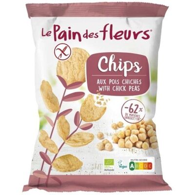 Le Pain des Fleurs Chips de Pois Chiches Bio 50 g - Publicité Le Pain des Fleurs Chips de Pois Chiches Bio 50 g - Publicité