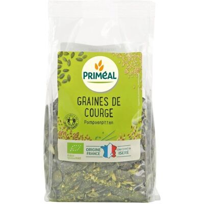 Primeal Graines de courge - Bio françaises 250 g - Publicité Primeal Graines de courge - Bio françaises 250 g - Publicité