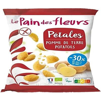 Le Pain des Fleurs Snack de Patata Orgánico - Sin Gluten, Vegano, 75g Le Pain des Fleurs Snack de Patata Orgánico - Sin Gluten, Vegano, 75g