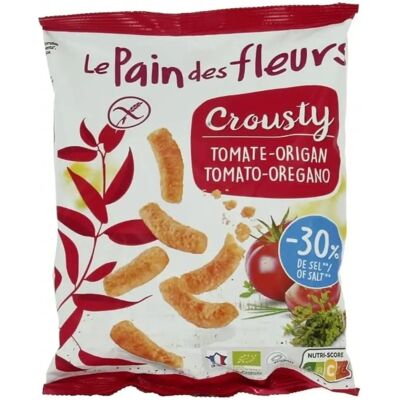 Le Pain des Fleurs Ganchos orgánicos tomate y orégano - Snack Le Pain des Fleurs Ganchos orgánicos tomate y orégano - Snack