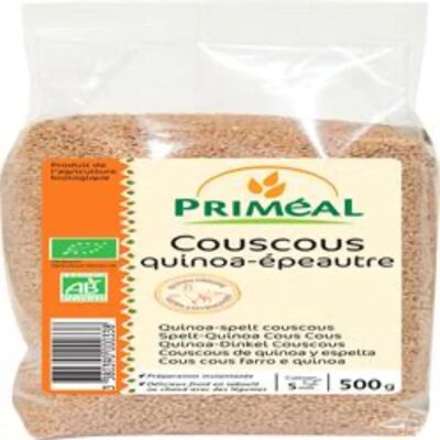 Couscous bio de quinoa et épeautre Primeal - Publicité Couscous bio de quinoa et épeautre Primeal - Publicité