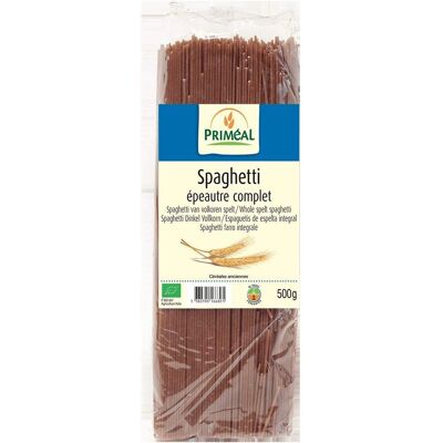 Primeal Espaguetis de Espelta Integral - 500 g - Orgánico Primeal Espaguetis de Espelta Integral - 500 g - Orgánico