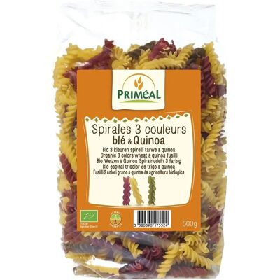 Primeal Espirais Tricolores de Quinoa e Trigo - Massa Primeal Espirais Tricolores de Quinoa e Trigo - Massa