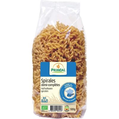 Primeal Pâtes Spirales Bio au Blé Complet - 500g - Publicité Primeal Pâtes Spirales Bio au Blé Complet - 500g - Publicité