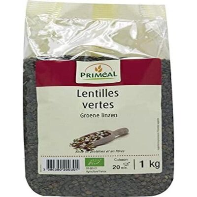 Primeal Lentilles Vertes - Lentilles - 1kg - Publicité Primeal Lentilles Vertes - Lentilles - 1kg - Publicité