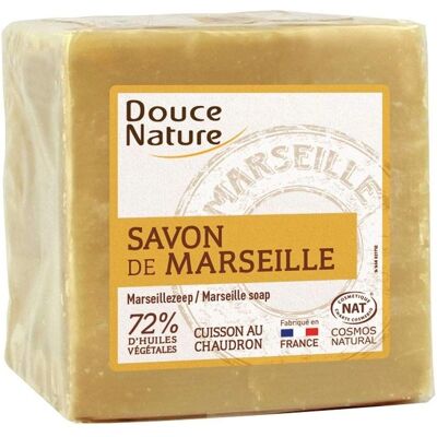 Savon blanc de Marseille Douce Nature - 600 g - Savon - Publicité Savon blanc de Marseille Douce Nature - 600 g - Savon - Publicité