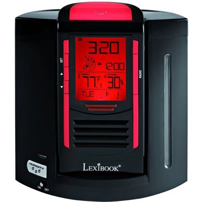 Lexibook Reloj Despertador con Humidificador - Radio, Temperatura, Calendario Lexibook Reloj Despertador con Humidificador - Radio, Temperatura, Calendario