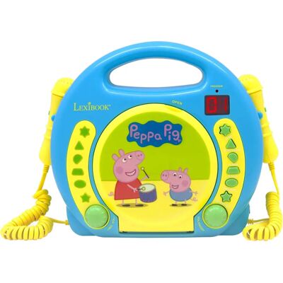 Lexibook RCDK100PP Lecteur CD portable - Microphones Peppa Pig - Publicité Lexibook RCDK100PP Lecteur CD portable - Microphones Peppa Pig - Publicité