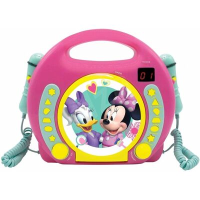 Lexibook RCDK100MN Kinder-CD-Player - Minnie Mouse Mikrofone Lexibook RCDK100MN Kinder-CD-Player - Minnie Mouse Mikrofone