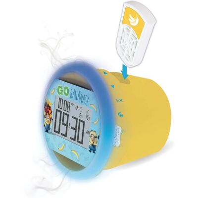 Lexibook Minions CS100DES Réveil - Parfum Banane, Numérique FM, Snooze - Publicité Lexibook Minions CS100DES Réveil - Parfum Banane, Numérique FM, Snooze - Publicité
