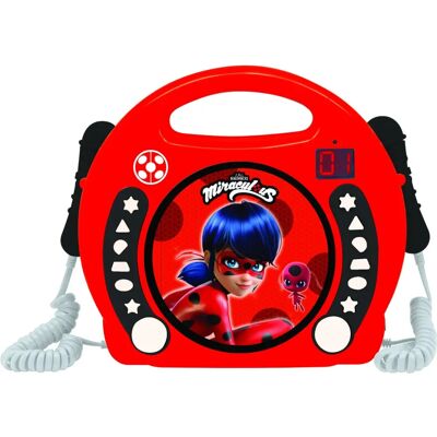 Lexibook RCDK100MI Lecteur CD Portable - Miraculous Ladybug - Appareil audio pour enfants - Publicité Lexibook RCDK100MI Lecteur CD Portable - Miraculous Ladybug - Appareil audio pour enfants - Publicité