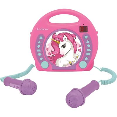 Lexibook Einhorn CD-Player mit 2 Mikrofonen - Kindermusikgerät Lexibook Einhorn CD-Player mit 2 Mikrofonen - Kindermusikgerät