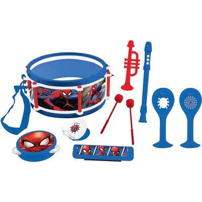 Lexibook - Set Musical Spider-Man - 7 Instruments - Storage in Red Drum Lexibook - Set Musical Spider-Man - 7 Instruments - Storage in Red Drum
