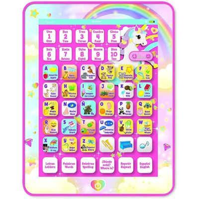 Lexibook Unicorn Educational Tablet - Bilingual Learning Device Lexibook Unicorn Educational Tablet - Bilingual Learning Device