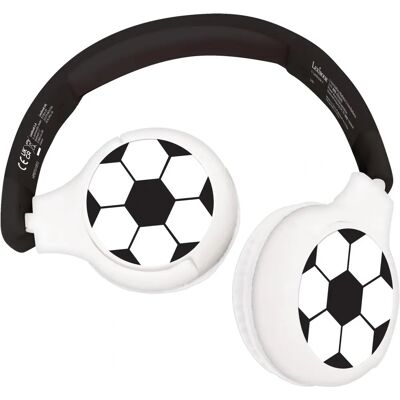 Słuchawki dziecięce do piłki nożnej Lexibook - 2 w 1 Bluetooth i przewodowe Słuchawki dziecięce do piłki nożnej Lexibook - 2 w 1 Bluetooth i przewodowe