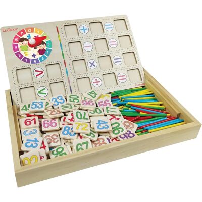 Lexibook Houten Wiskundekit voor Leren van Getallen & Operaties Lexibook Houten Wiskundekit voor Leren van Getallen & Operaties