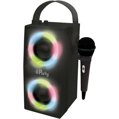 Lexibook iParty Haut-parleur Bluetooth portable avec microphone & lumières - Radio pour enfants - Publicité Lexibook iParty Haut-parleur Bluetooth portable avec microphone & lumières - Radio pour enfants - Publicité