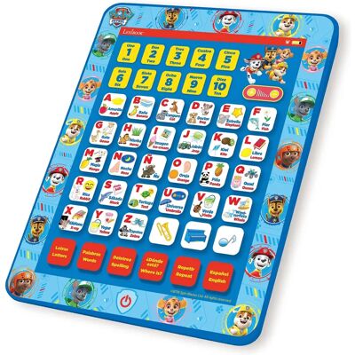 Tablette éducative bilingue Patrouille Canine - Lexibook - Publicité Tablette éducative bilingue Patrouille Canine - Lexibook - Publicité