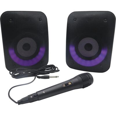 Lexibook BTS500z Tragbarer Bluetooth-Lautsprecher - Party & Karaoke Lexibook BTS500z Tragbarer Bluetooth-Lautsprecher - Party & Karaoke