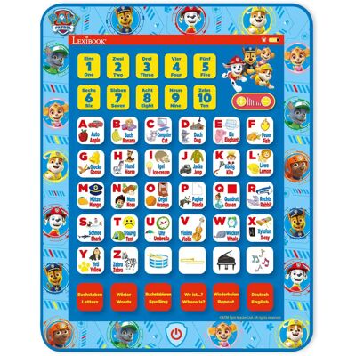Dwujęzyczny tablet edukacyjny Lexibook PAW Patrol - Zabawka dla dzieci Dwujęzyczny tablet edukacyjny Lexibook PAW Patrol - Zabawka dla dzieci