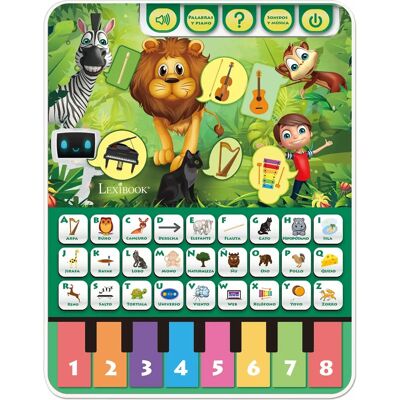 Dwujęzyczna tabela edukacyjna Lexibook z pianinem - Tablet edukacyjny Dwujęzyczna tabela edukacyjna Lexibook z pianinem - Tablet edukacyjny