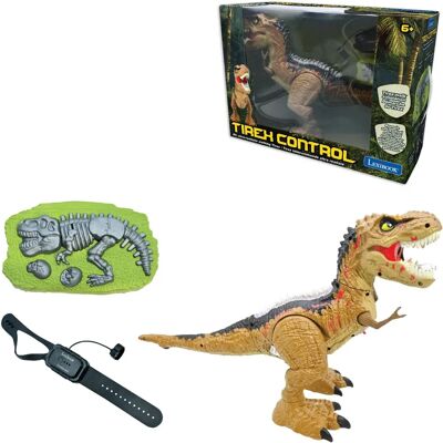 Lexibook RC Tirex - Dinozaur Zabawka - Interaktywny z Efektami Dźwięku i Światła - Ruch o 360° - Ładowalny Lexibook RC Tirex - Dinozaur Zabawka - Interaktywny z Efektami Dźwięku i Światła - Ruch o 360° - Ładowalny