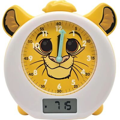 Budík Simba - Dětský noční světelný budík Budík Simba - Dětský noční světelný budík