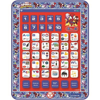 Lexibook Spidey bilingual educational tablet Lexibook Spidey bilingual educational tablet