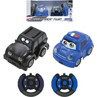 Lexibook Crosslander Twin Police Car and Thief RC Toy - 12km/h Lexibook Crosslander Twin Police Car and Thief RC Toy - 12km/h