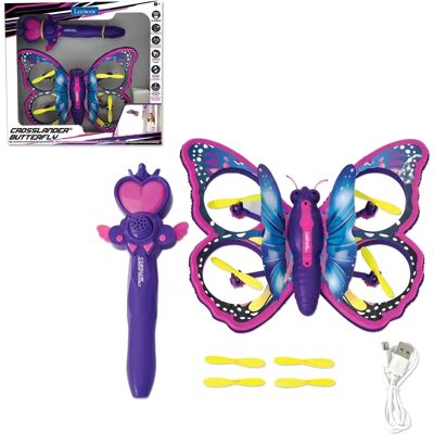 Lexibook Crosslander Butterfly – drone papillon avec contrôle par gestes - Publicité Lexibook Crosslander Butterfly – drone papillon avec contrôle par gestes - Publicité