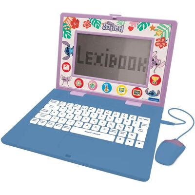 Lexibook Disney Stitch Ordinateur Portable Bilingue - Jouet Educatif - Publicité Lexibook Disney Stitch Ordinateur Portable Bilingue - Jouet Educatif - Publicité