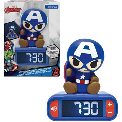 Captain America Nachtlicht Wecker - Wecker Captain America Nachtlicht Wecker - Wecker