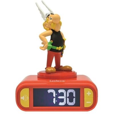 Lexibook Asterix Noční budík s lampou - Zvukové efekty, světla Lexibook Asterix Noční budík s lampou - Zvukové efekty, světla